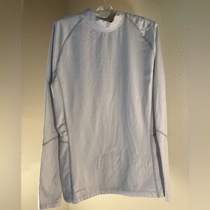 White Long Sleeve Athletic Shirt